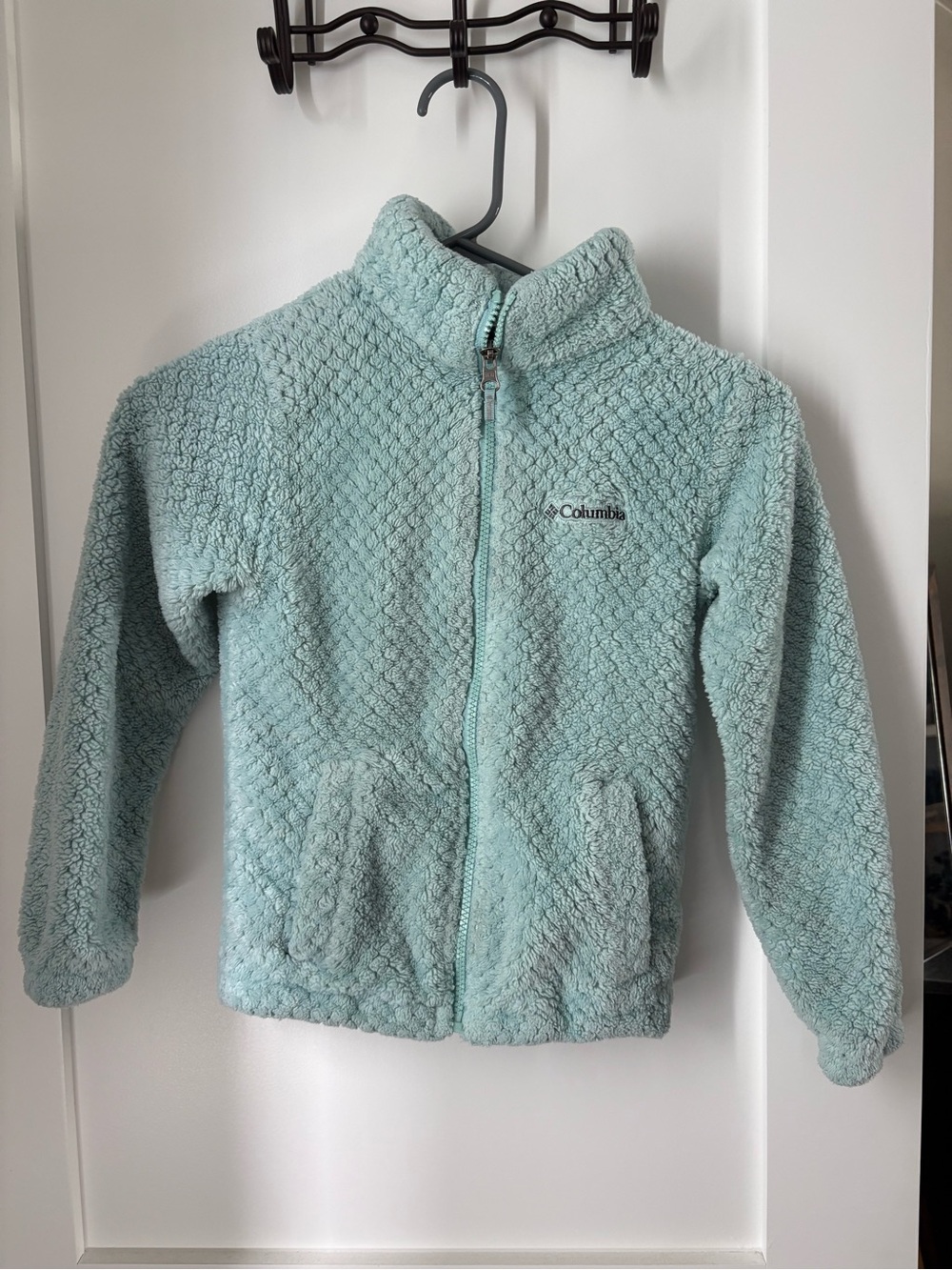 Columbia Kids Aqua Plush Full-Zip Fleece Jacket